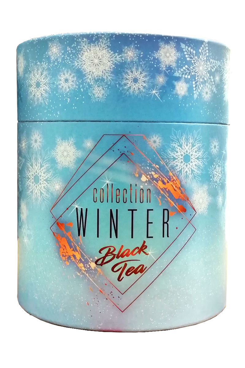 Blue | Чай черный коллекция "Зимняя Сказка" в тубусе, листовой
